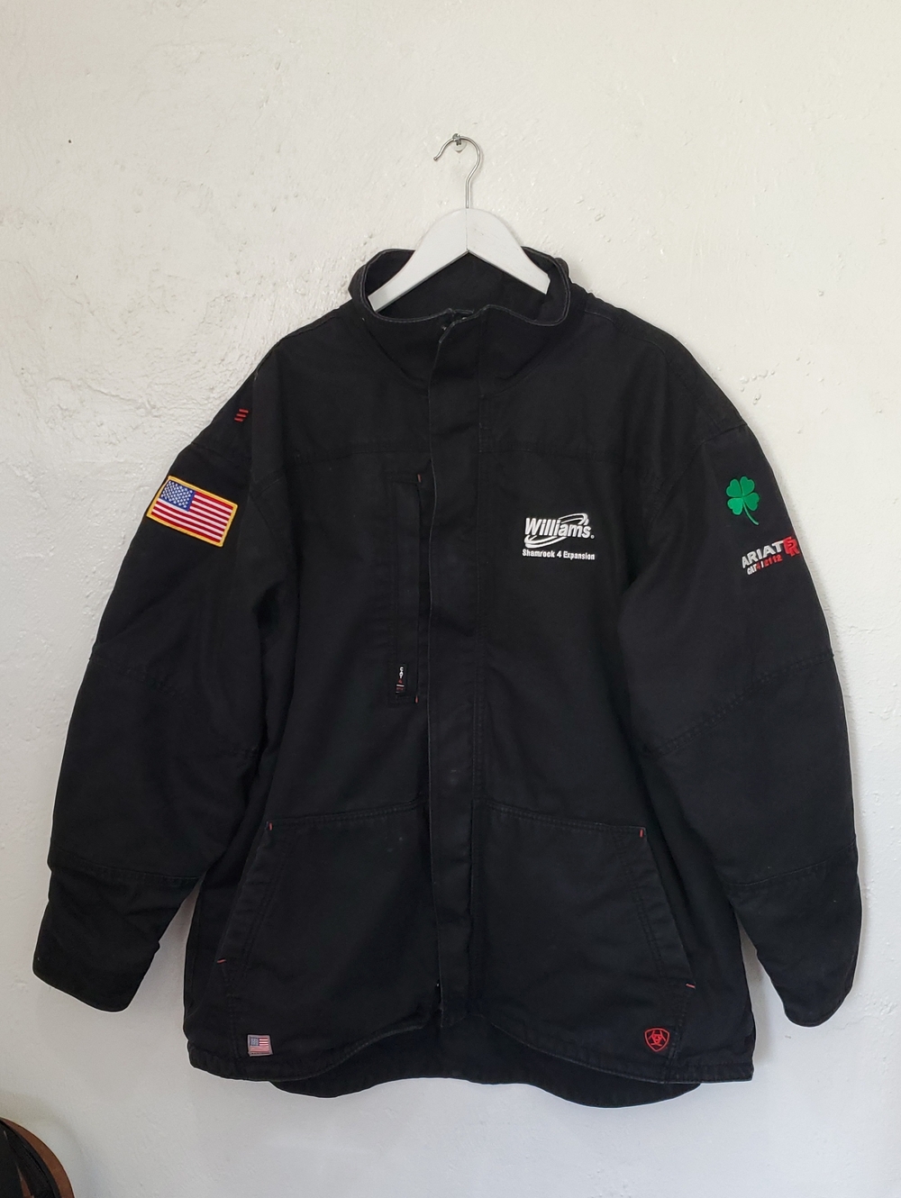 Ariat Black Work Jacket with Patches